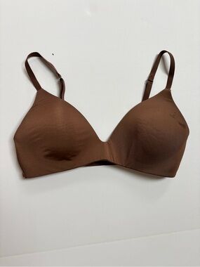 SKIMS Smooth T-Shirt Bra in Chocolate Brown